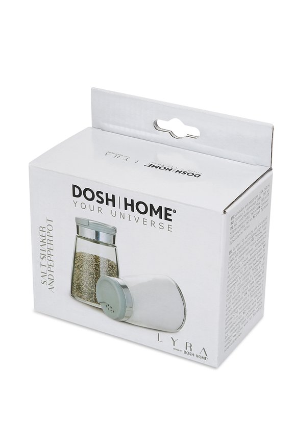 DOSH HOME Солонка и перечница LYRA, 160мл шир.  580, рис. 2