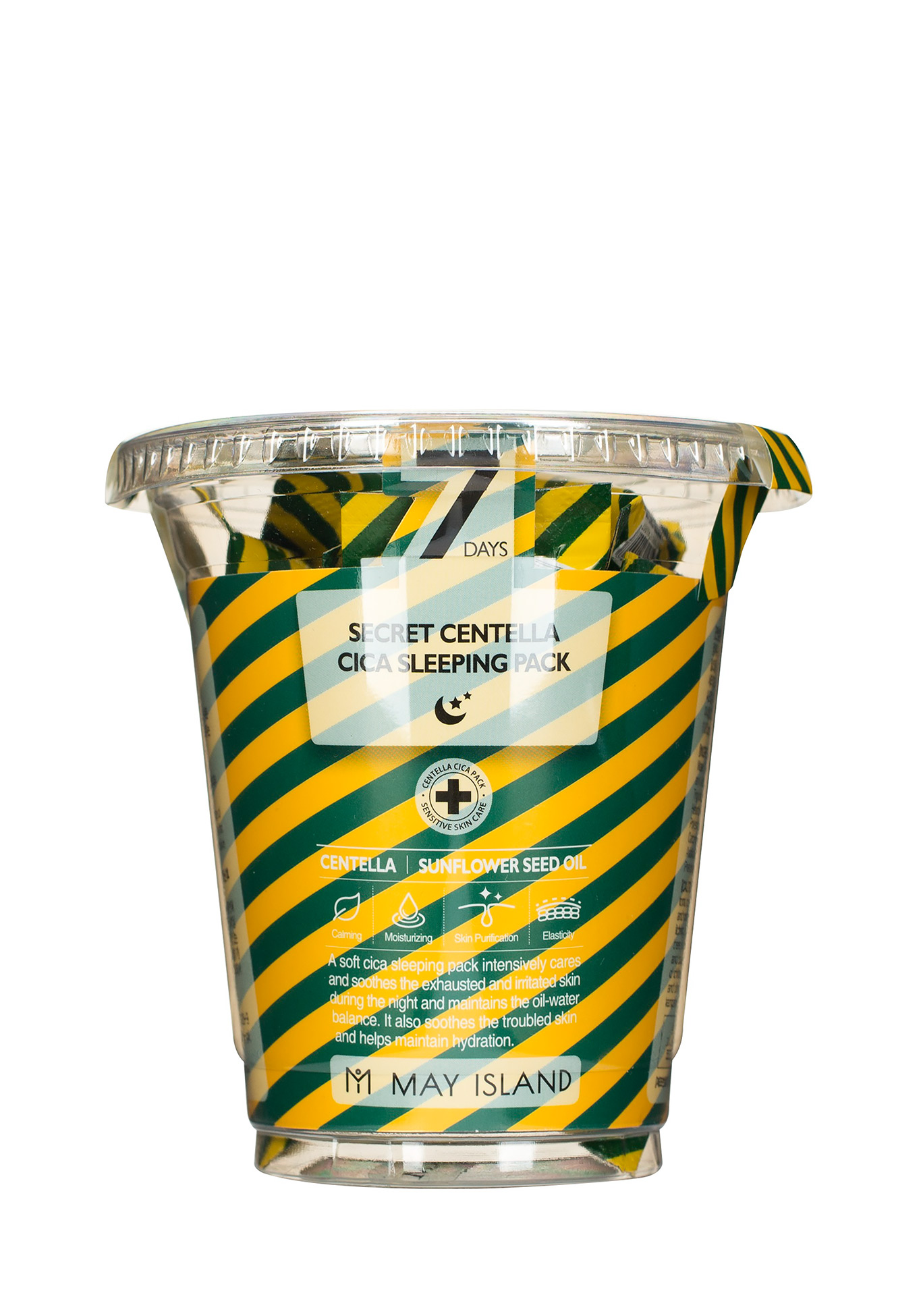 

May Island Маска с центеллой азиатской, 12 шт