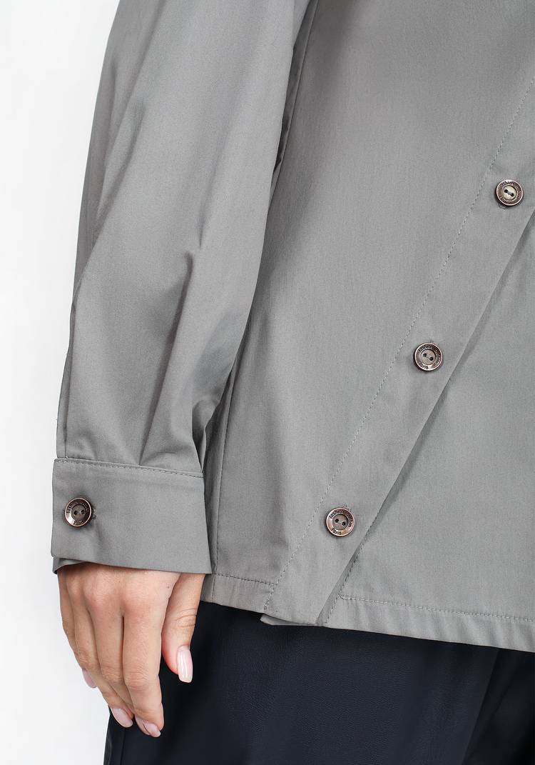 Блуза с ассиметричной застежкой на пуговицы шир.  750, рис. 7