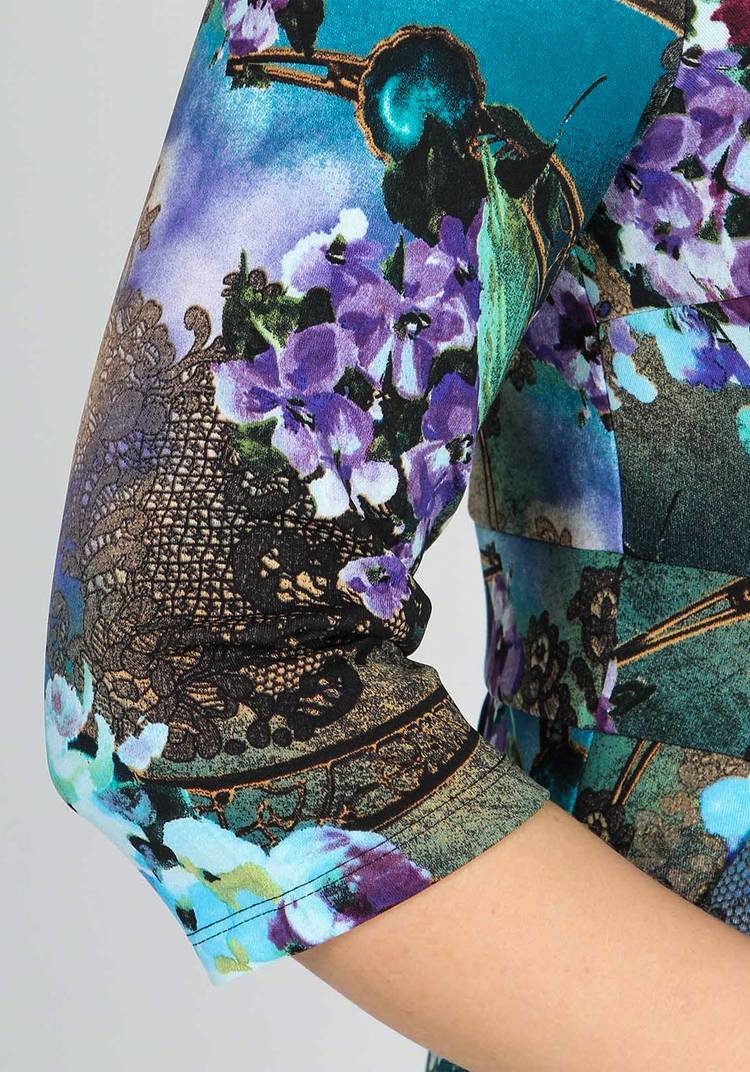 Платье с карманами и рукавом 7/8 шир.  750, рис. 6