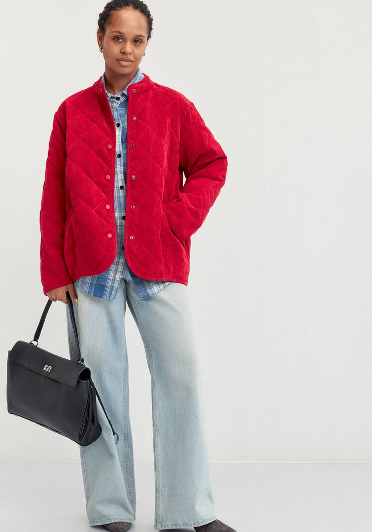 Жакет вельветовый с контрастным подкладом шир.  750, рис. 45