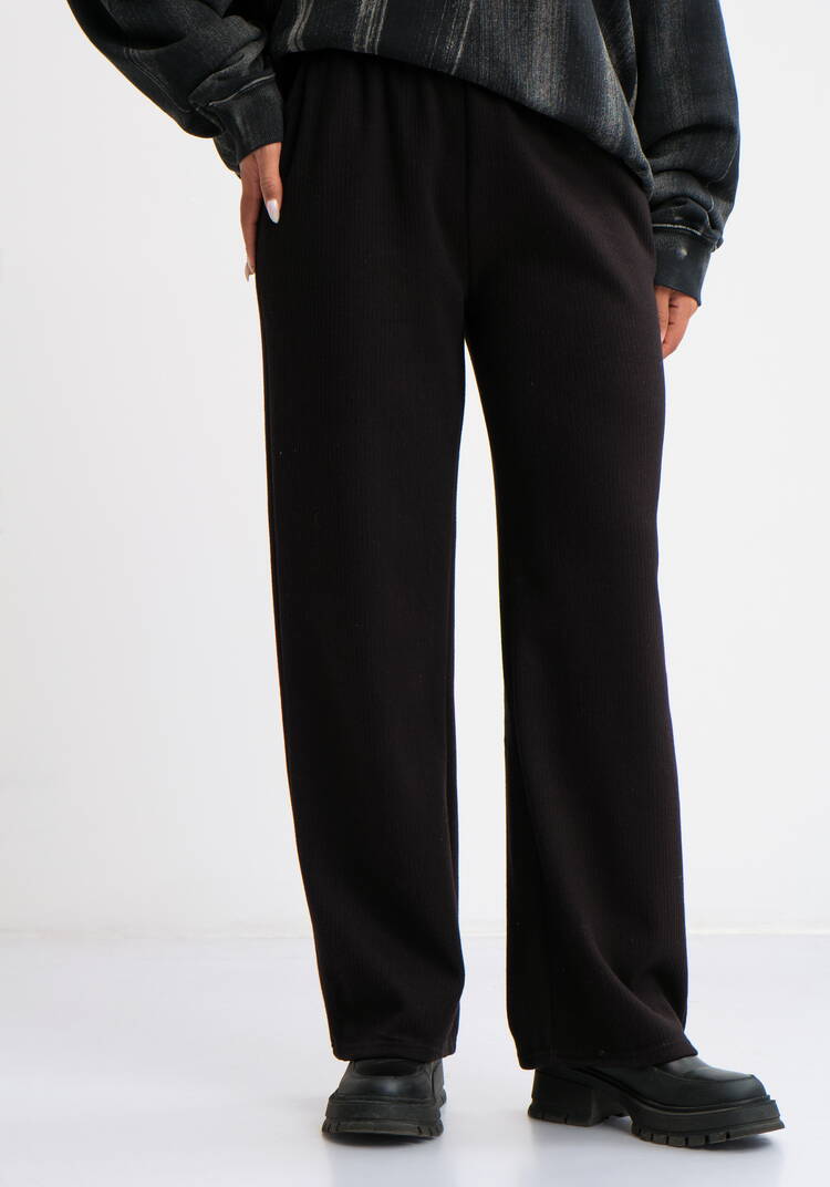 Брюки прямые от бедра на резинке шир.  750, рис. 20