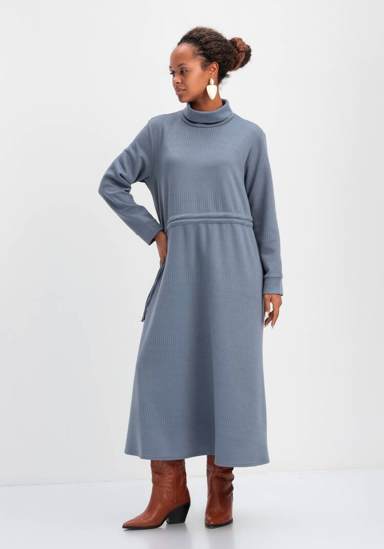 Платье из трикотажной ткани с кулиской шир.  750, рис. 30