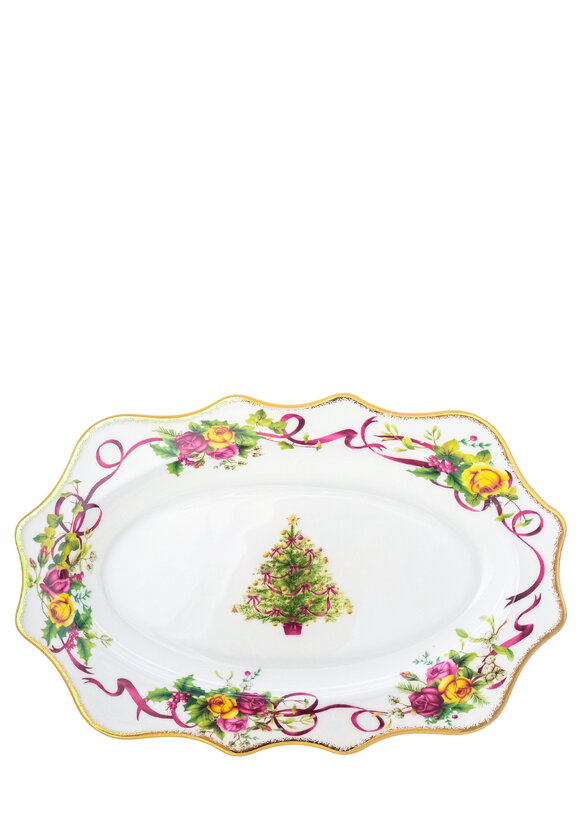 Блюдо из фарфора Алая лента шир.  580, рис. 6