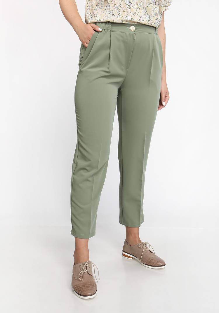 Брюки со стрелками на высокой талии шир.  750, рис. 10