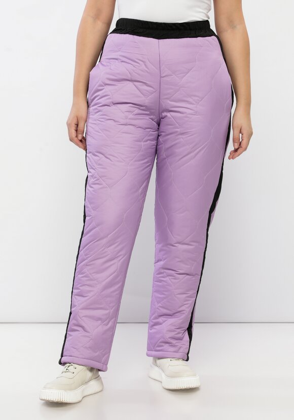 Брюки утепленные с лампасами шир.  580, рис. 16