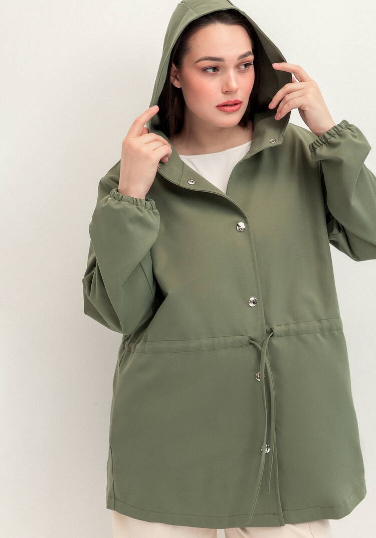 Ветровка с капюшоном и талии на кулиске шир.  750, рис. 11