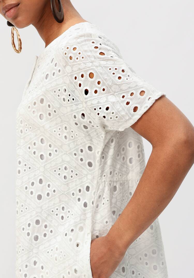 Платье ажурное с воланом шир.  750, рис. 14