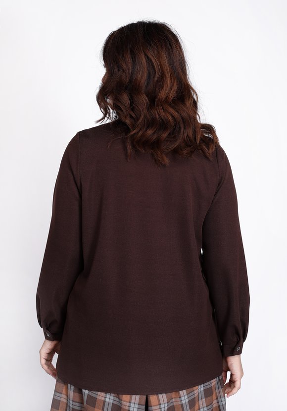 Рубашка свободного кроя с планкой шир.  580, рис. 10