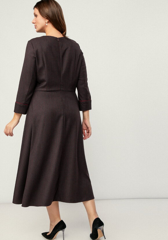 Платье-миди с кантом шир.  580, рис. 3