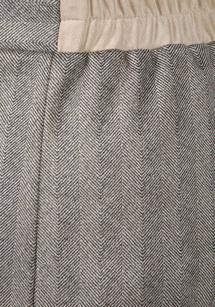 Юбка из эко-замши с воланом шир.  750, рис. 5