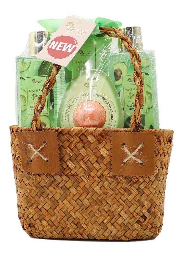 Подарочный набор для ванной в корзине шир.  750, рис. 1