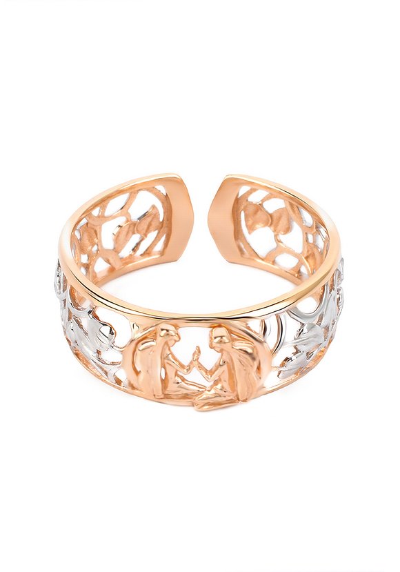 Серебряное кольцо, Знак Зодиака шир.  580, рис. 17