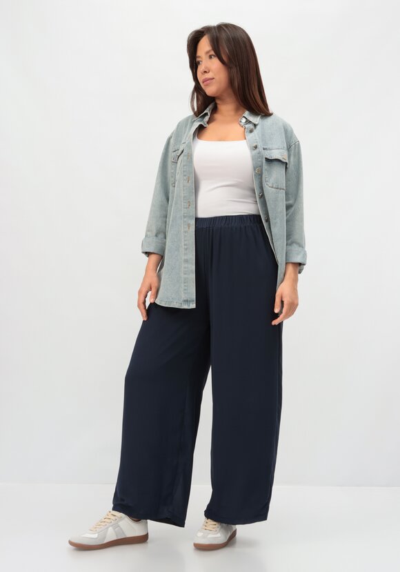 Брюки с резинкой на талии прямые шир.  580, рис. 23