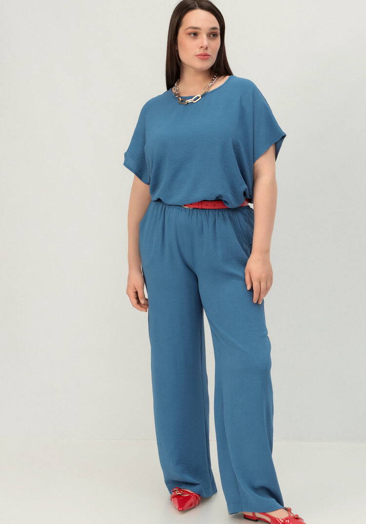 Брюки с карманами, свободного кроя шир.  750, рис. 29