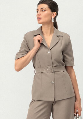 Пиджак с укороченным рукавом