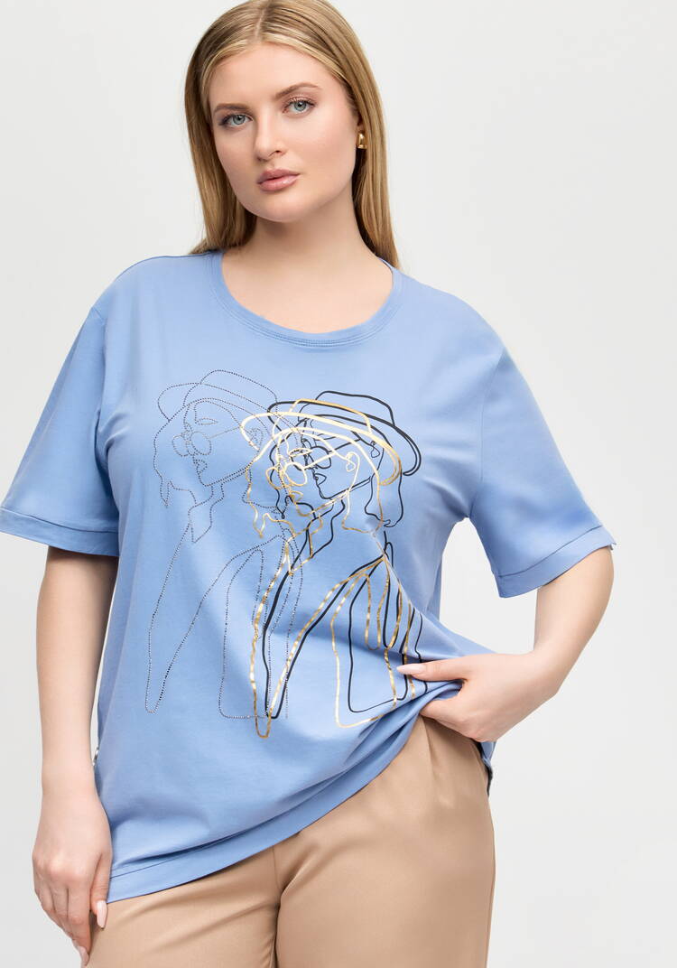 Блуза Виринея шир.  750, рис. 3