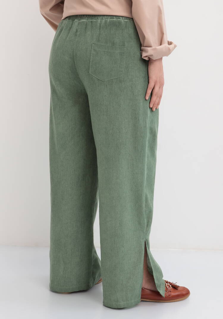 Брюки широкие на резинке со шнурком шир.  750, рис. 20