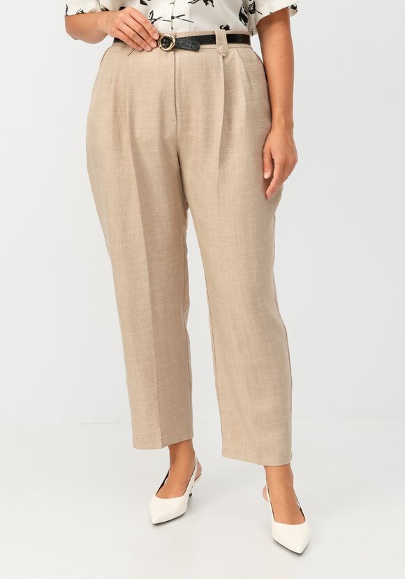 Брюки зауженные по низу шир.  580, рис. 17