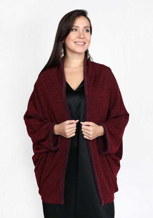 Кардиган-трансформер  летучая мышь шир.  580, рис. 1