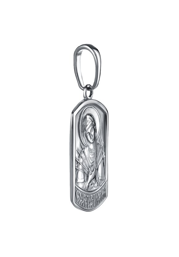 Подвеска серебряная Святой образ шир.  580, рис. 10