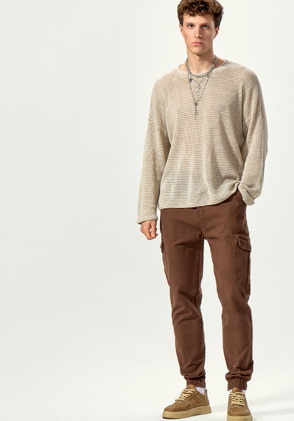 Брюки мужские с накладными карманами шир.  580, рис. 9