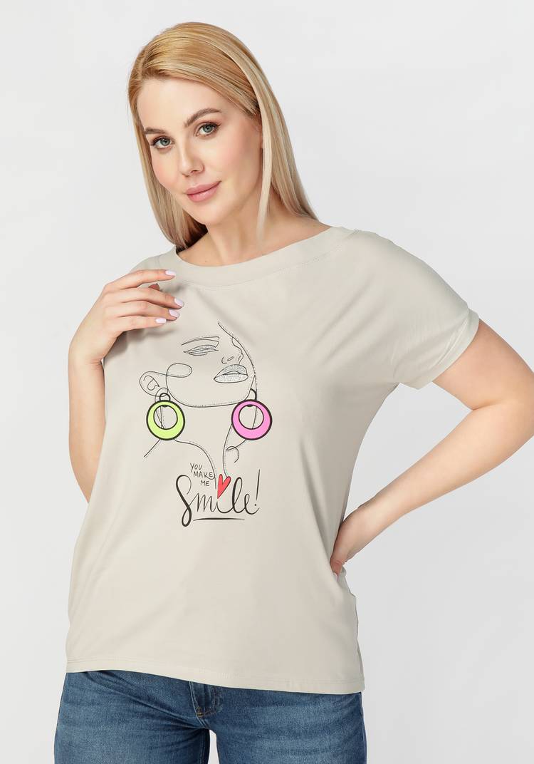 Футболка женская Виолетта шир.  750, рис. 27