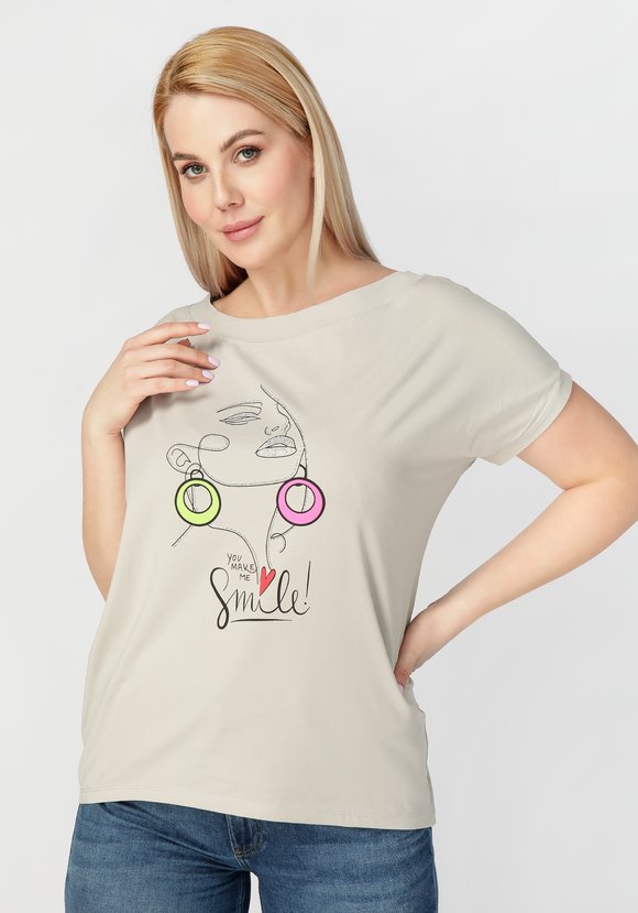 Футболка женская Виолетта шир.  580, рис. 27