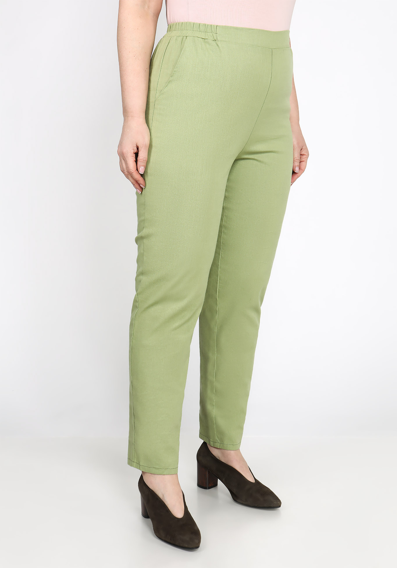 Брюки из хлопковой ткани "Оливия"