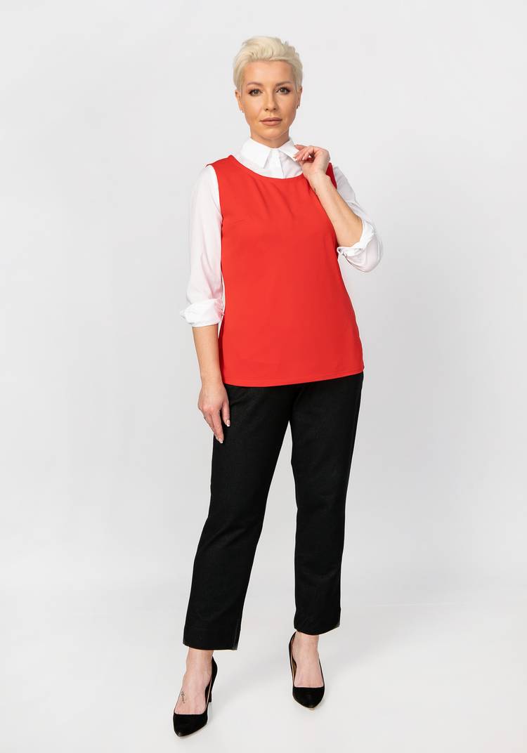 Топ женский из трикотажа Эльвира шир.  750, рис. 22