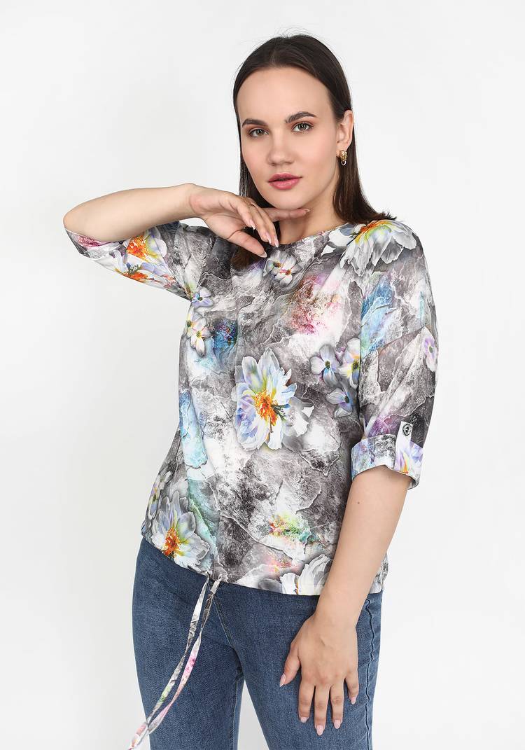 Туника Цветочный свет шир.  750, рис. 8