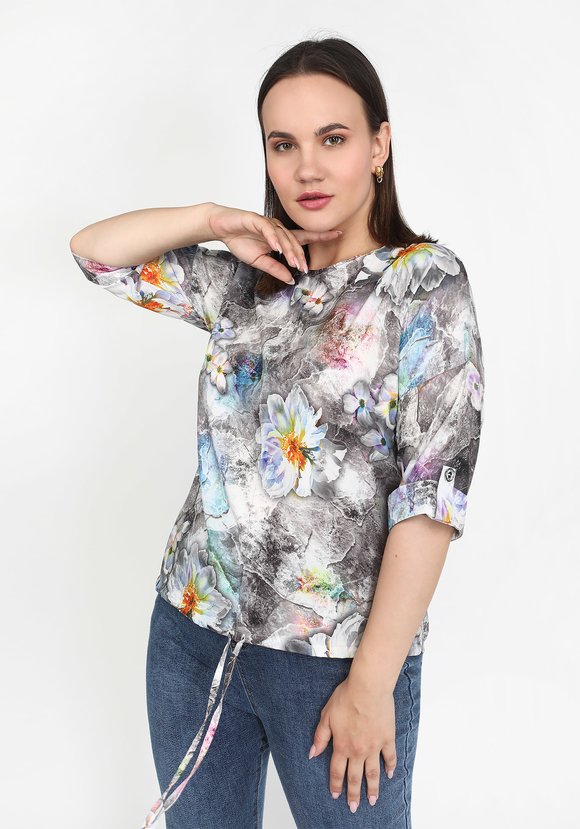 Туника Цветочный свет шир.  580, рис. 8