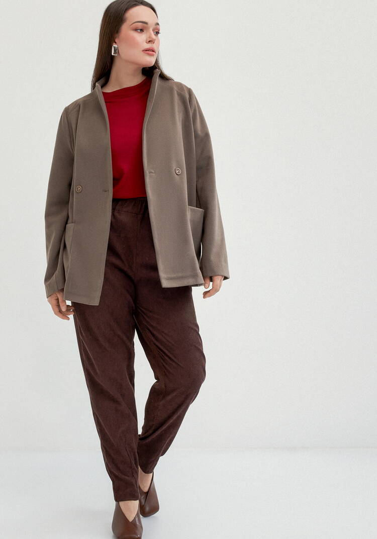 Пальто укороченное шир.  750, рис. 18