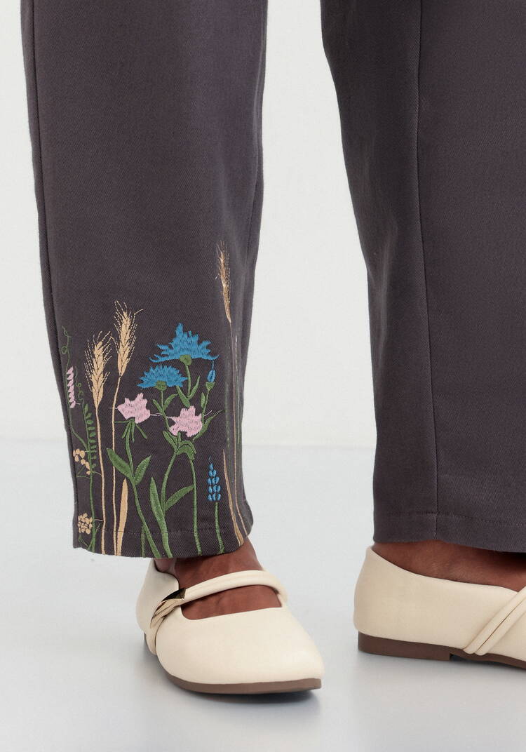 Брюки-бананы с вышивкой шир.  750, рис. 14