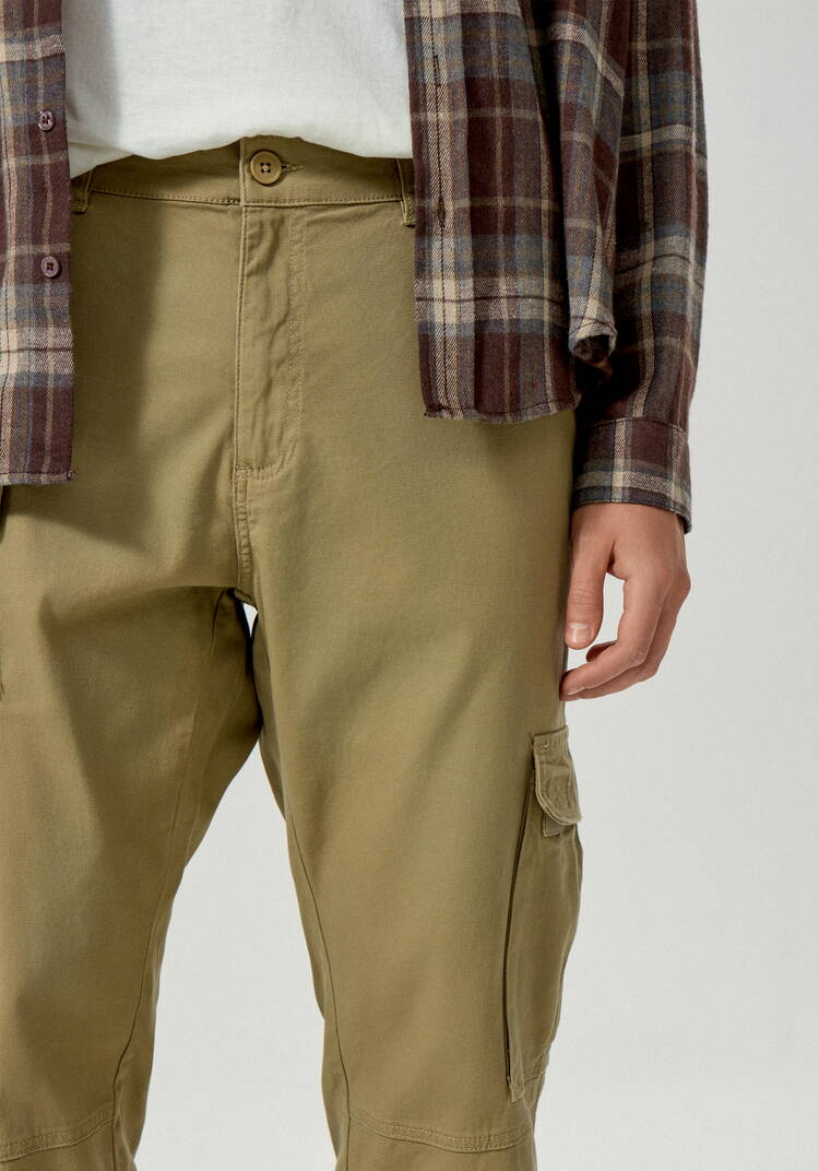 Брюки карго с накладными карманами шир.  750, рис. 5