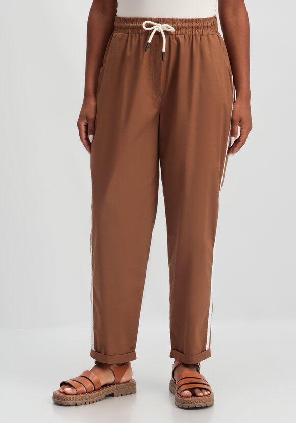 Брюки-бананы с кружевной вставкой шир.  580, рис. 21