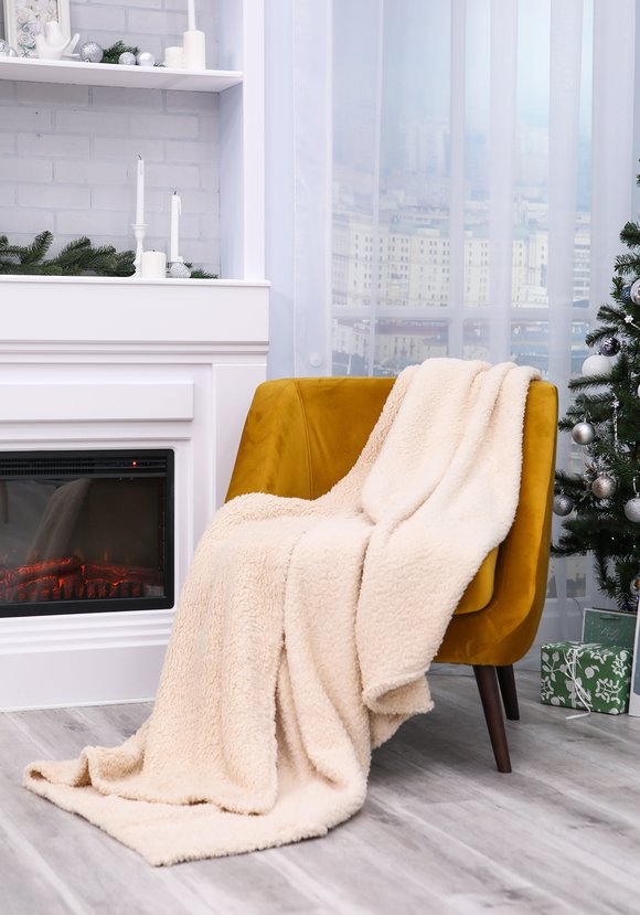 Плед из искуственного меха "Памир" — купить со скидкой в магазине ...