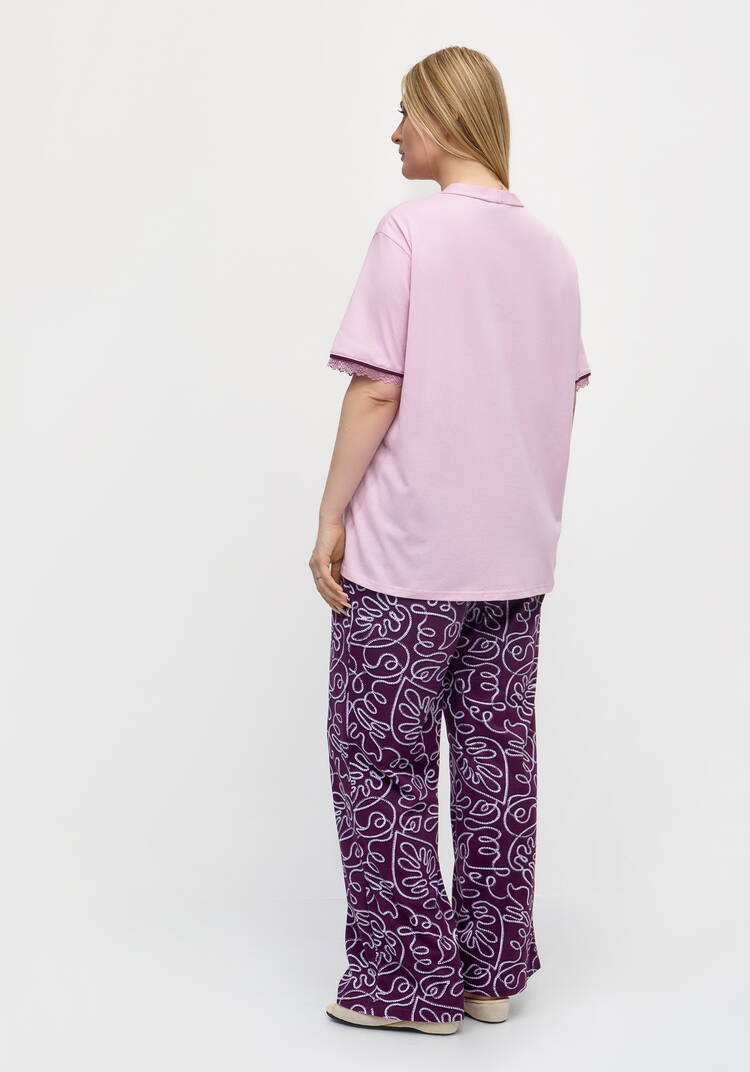 Костюм брючный Нежный рассвет шир.  750, рис. 17