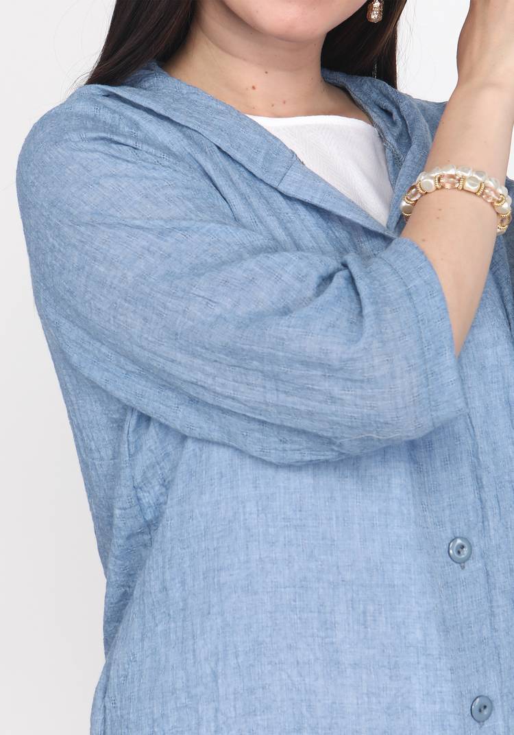 Блуза Нежный рассвет шир.  750, рис. 7