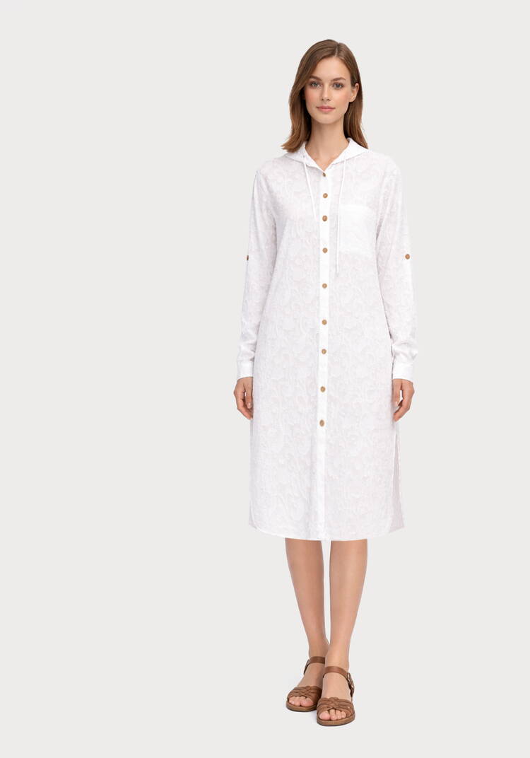 Платье-накидка из индийского хлопка шир.  750, рис. 4