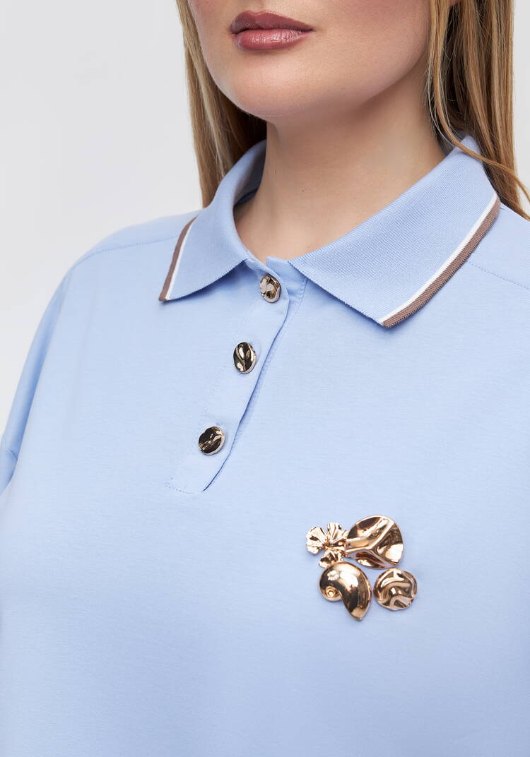 Поло с декоромДинамика стиля шир.  750, рис. 5