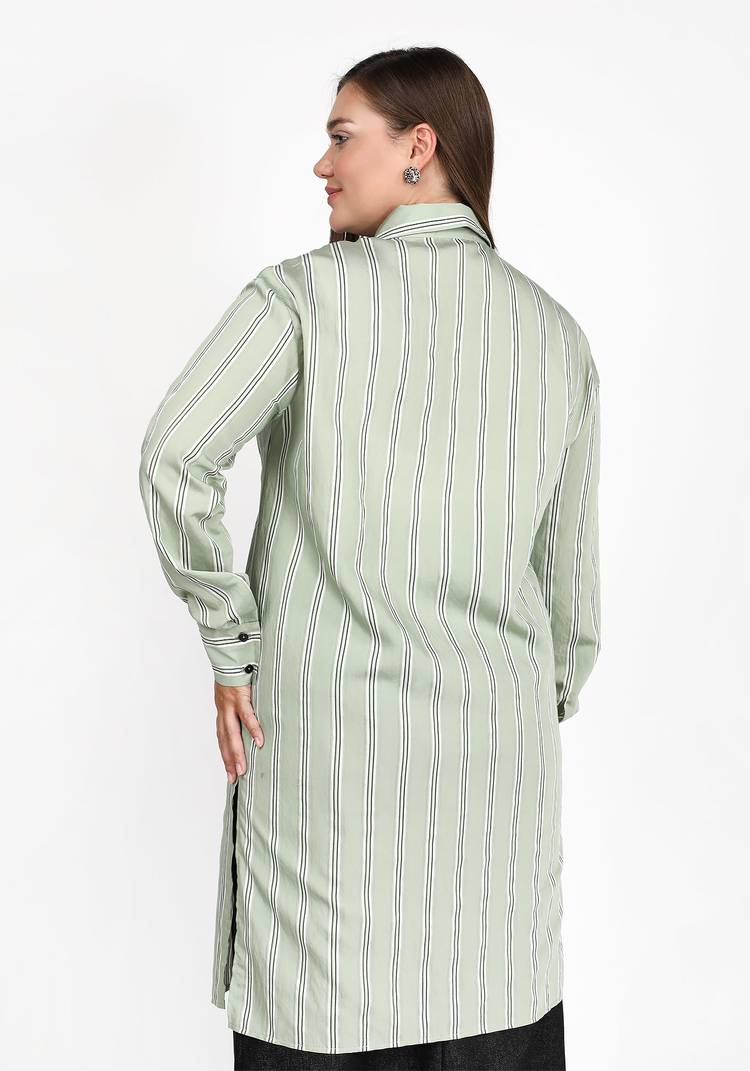 Блуза удлиненная с разрезами шир.  750, рис. 3