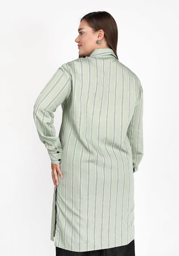 Блуза удлиненная с разрезами шир.  580, рис. 3