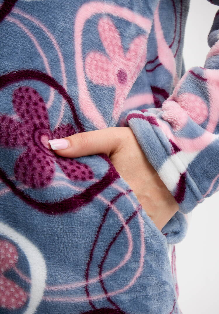 Толстовка из велсофта на молнии шир.  750, рис. 17