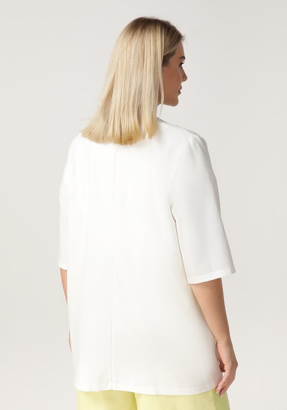 Жакет с карманами свободного кроя шир.  580, рис. 7