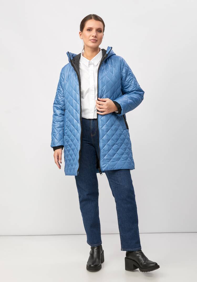 Куртка с капюшоном удлиненная шир.  750, рис. 18