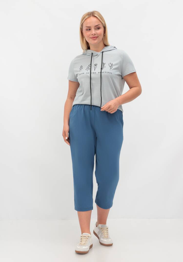 Брюки с кулиской длиной 7/8 шир.  750, рис. 18