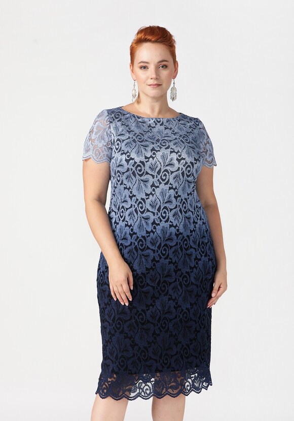 Платье из кружевного полотна Ванда шир.  580, рис. 2