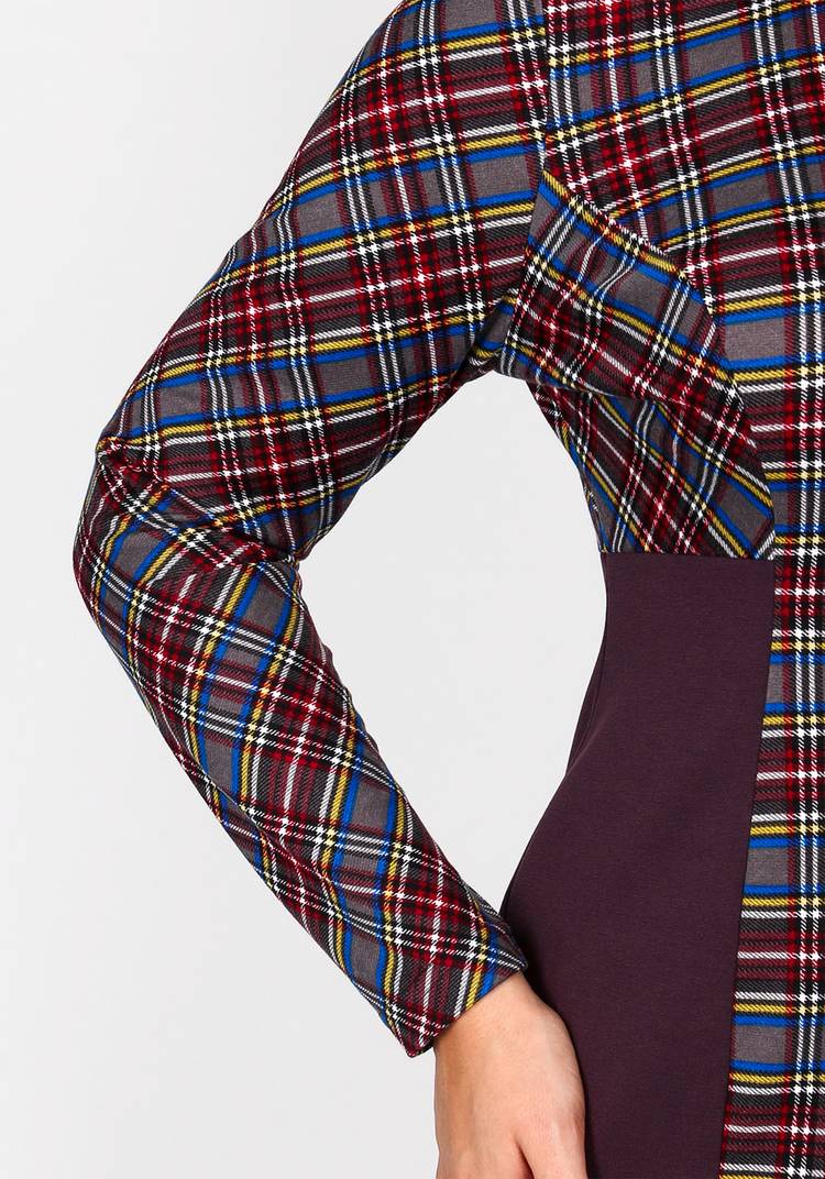 Платье с комбинированным принтом длины миди шир.  750, рис. 10