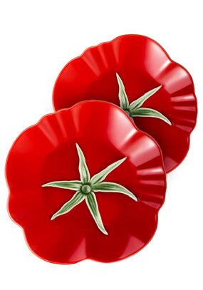 Набор тарелок Томат 22х21 см/2 шт